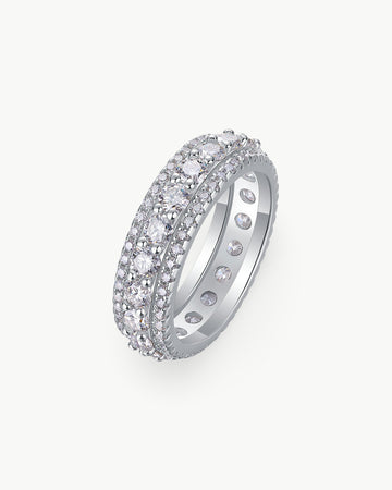 Theiaura Stardust Symphony Moissanite Ring - THEIAURA&CO.