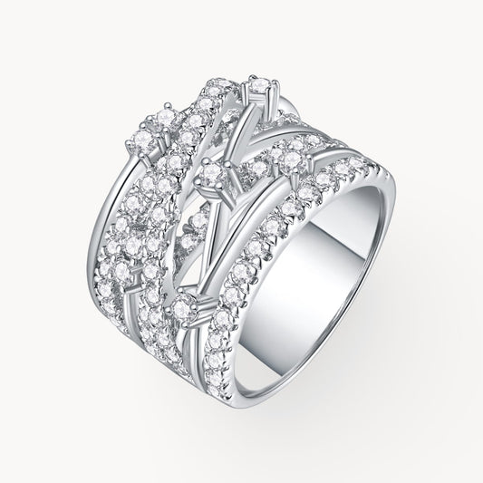 Theiaura Starry Voyage Moissanite Ring - THEIAURA&CO.