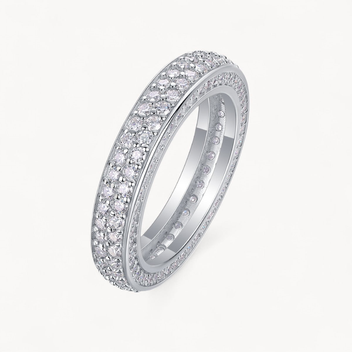 Theiaura Twin Bliss Moissanite Ring - THEIAURA&CO.