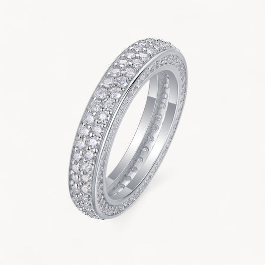 Theiaura Twin Bliss Moissanite Ring - THEIAURA&CO.