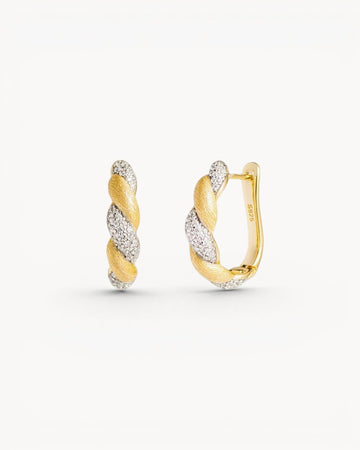Theiaura Twine Glow Hoop Earrings - THEIAURA&CO.