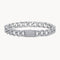 Pulsera de tenis Theiaura de moissanita redonda de 4 puntas (11,4-13,2 ct. total)