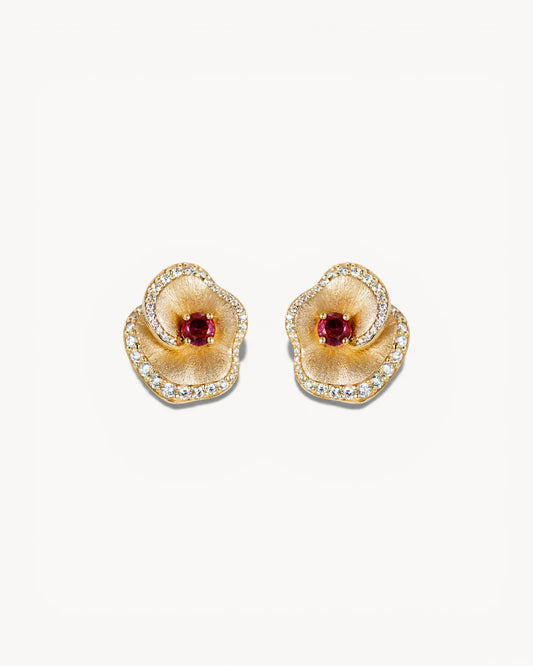 Theiaura Ember Bloom Stud Earrings - THEIAURA&CO.
