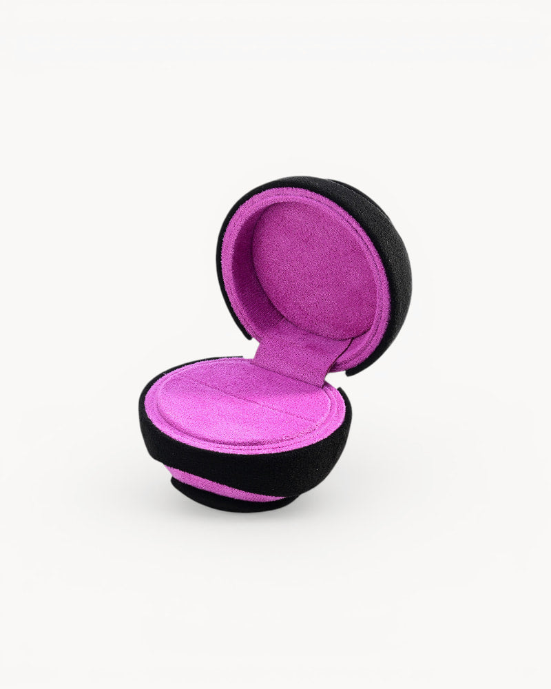 Theiaura Velvet Tennis Ball Ring Box - THEIAURA & CO.