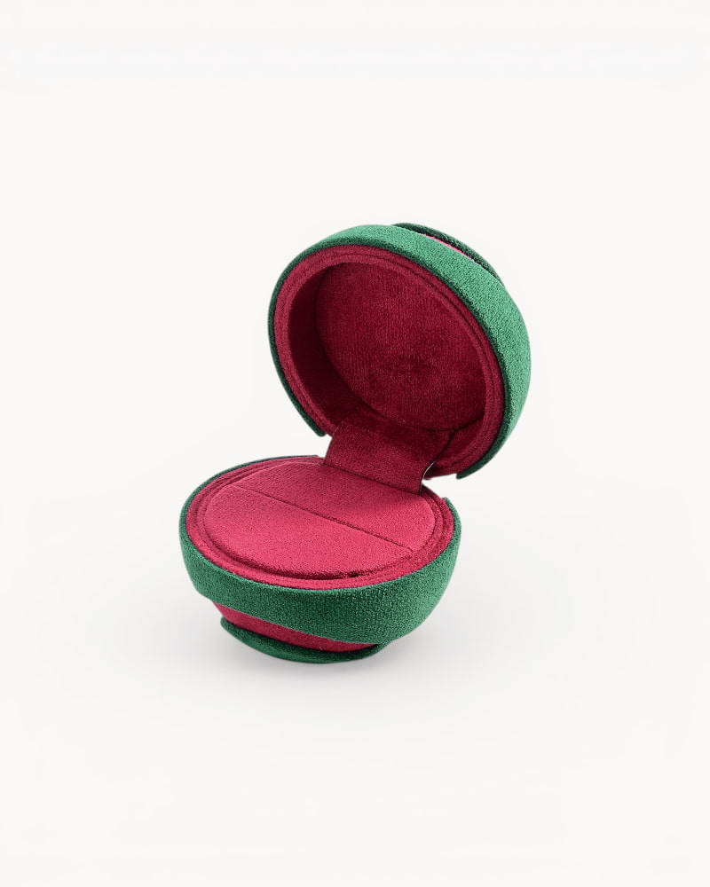 Theiaura Velvet Tennis Ball Ring Box - THEIAURA & CO.