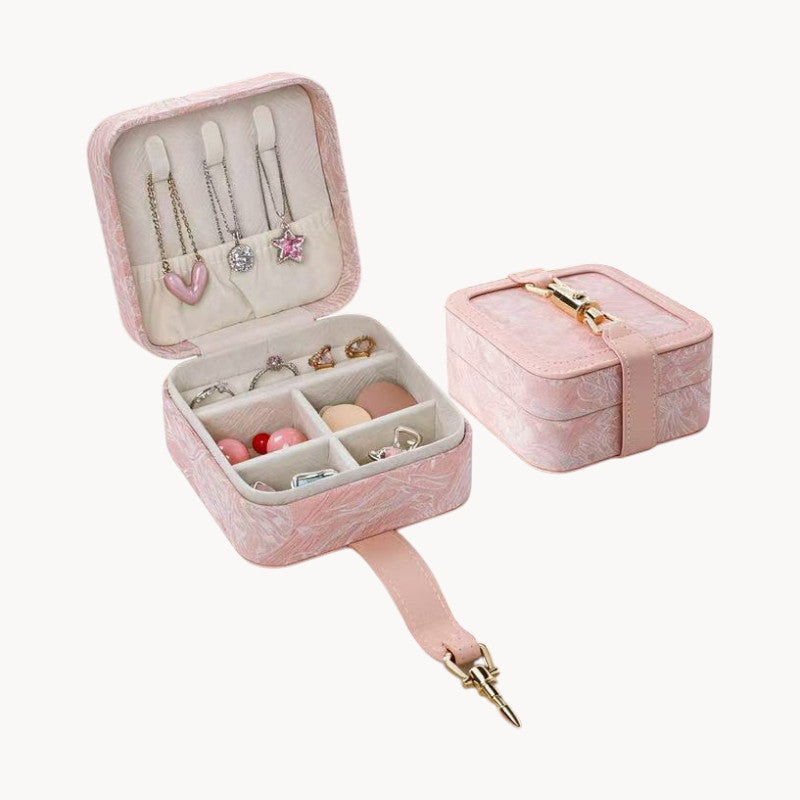 Theiaura Vintage Jacquard Jewelry Case