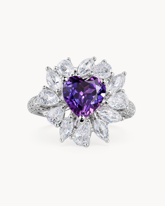 Theiaura Violet Sunheart Ring - THEIAURA & CO.