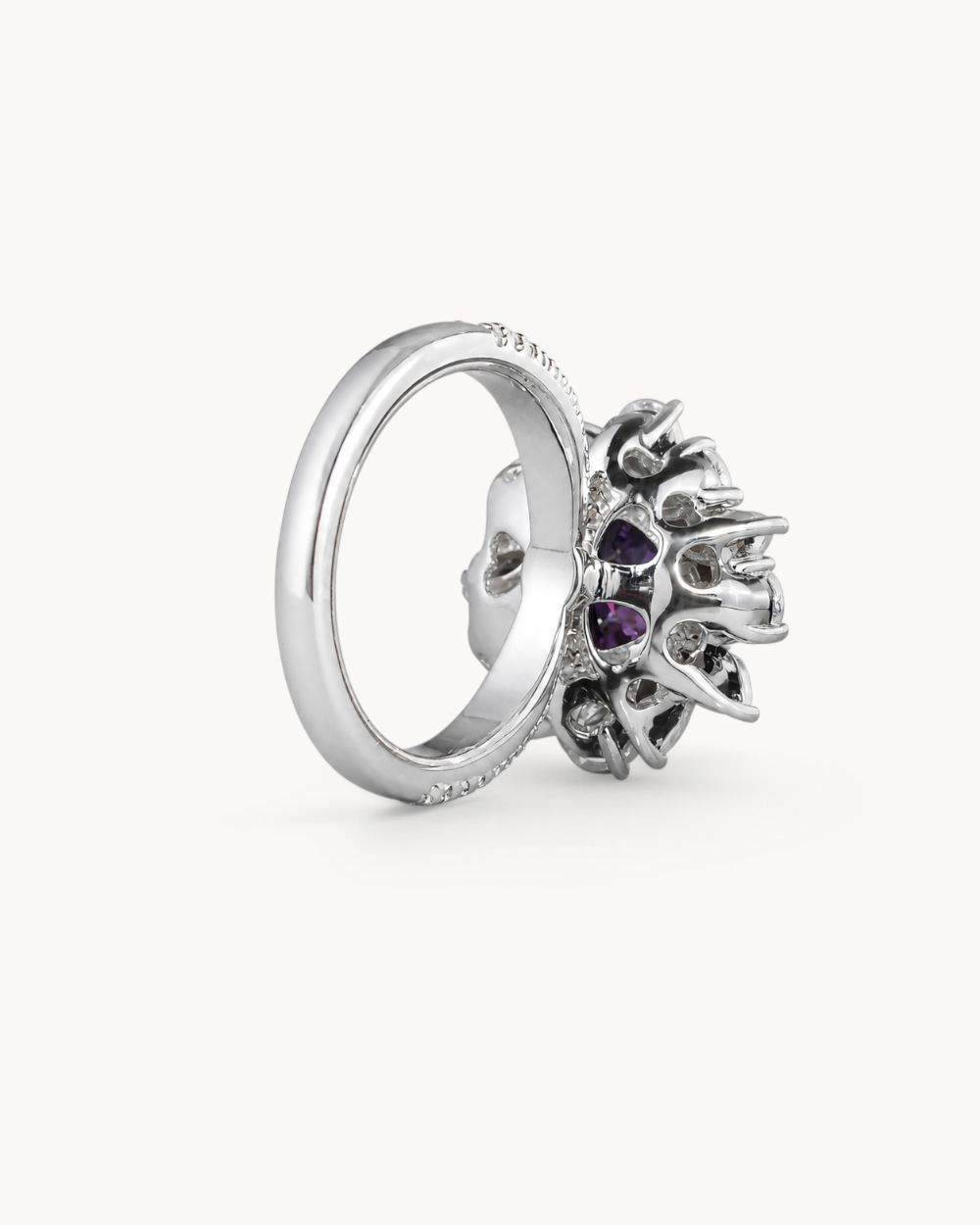 Theiaura Violet Sunheart Ring
