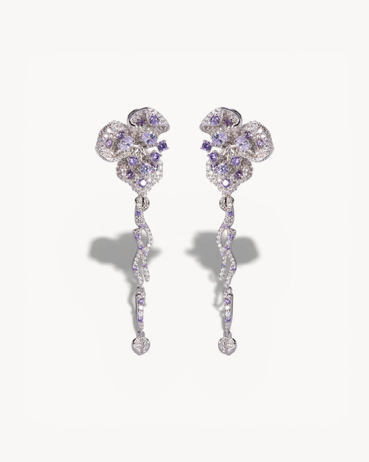 Theiaura Violetta Drop Earrings - THEIAURA&CO.