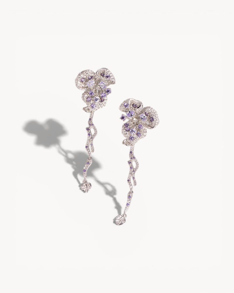 Theiaura Violetta Drop Earrings - THEIAURA&CO.