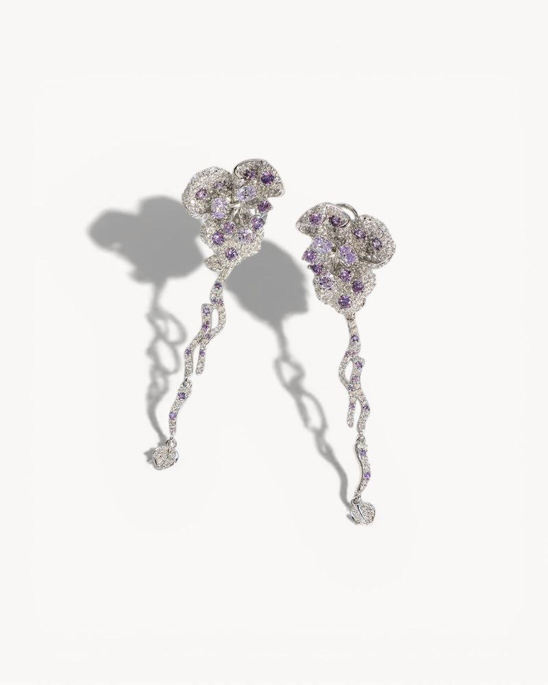 Theiaura Violetta Drop Earrings - THEIAURA&CO.