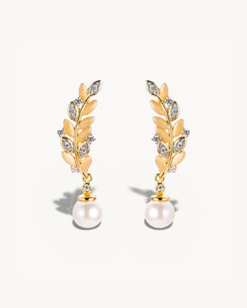 Theiaura Wheat Pearl Detachable Earrings - THEIAURA&CO.