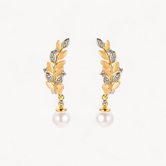 Theiaura Wheat Pearl Detachable Earrings