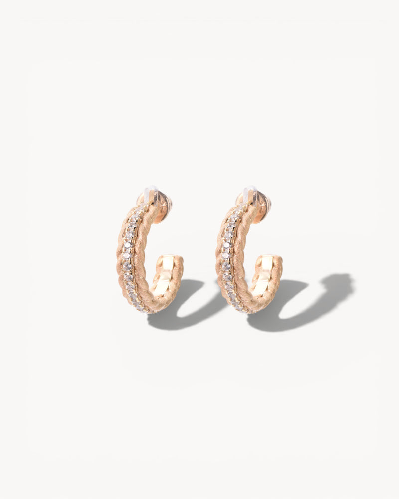 Theiaura Wheat Whisper Hoop Earrings - THEIAURA&CO.