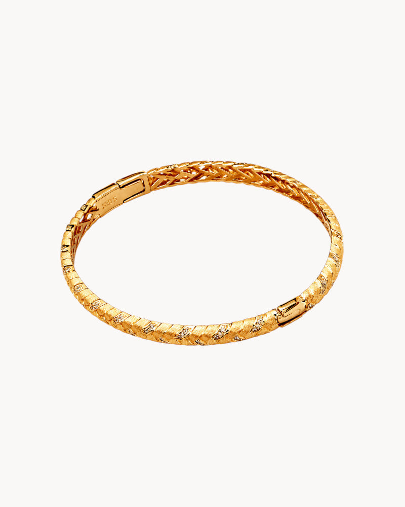 Theiaura Woven Wheat Bracelet - THEIAURA&CO.
