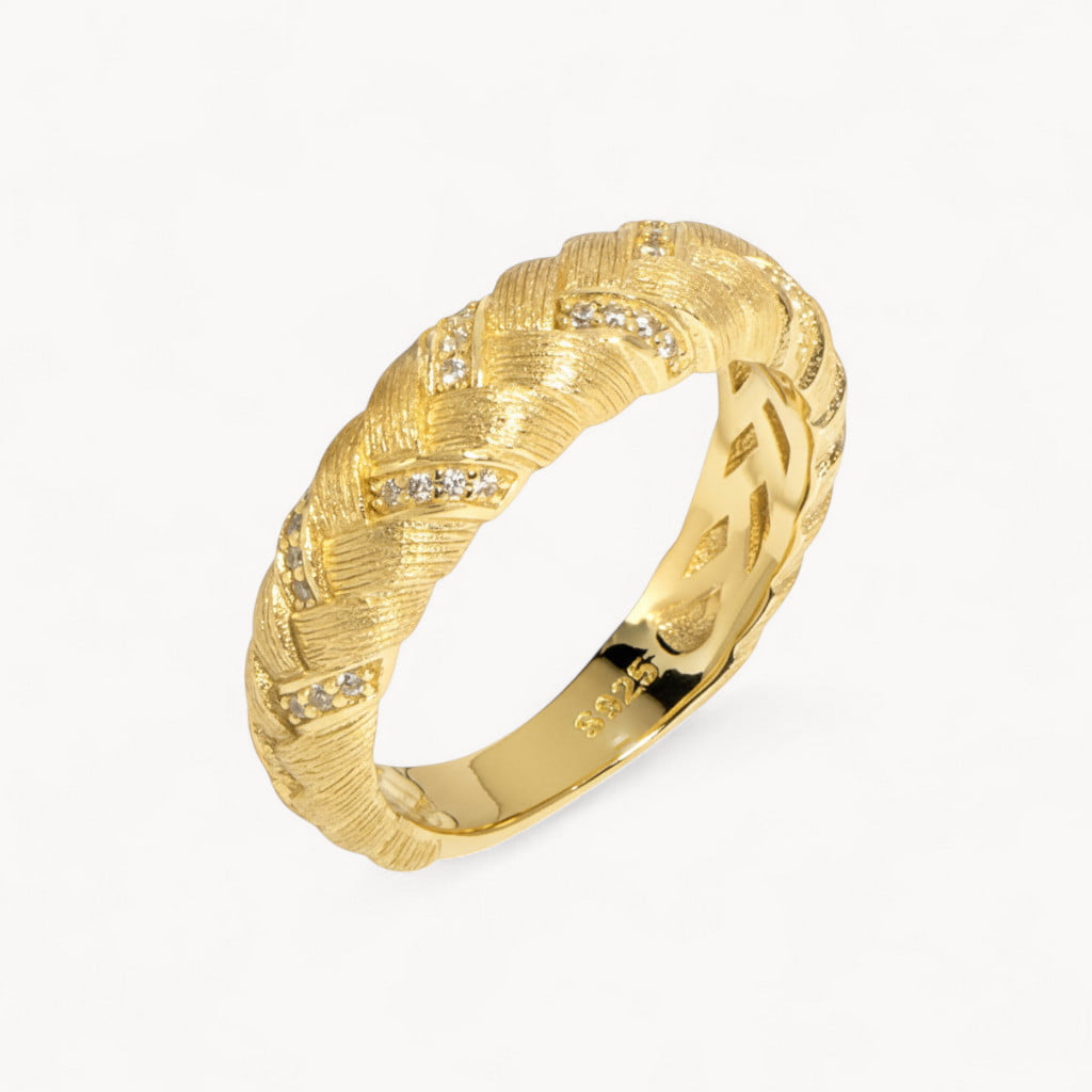 Theiaura Woven Wheat Ring - THEIAURA&CO.
