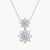 Theiaura lily Moissanite Cluster Pendant Necklace (3.6 Ct.)