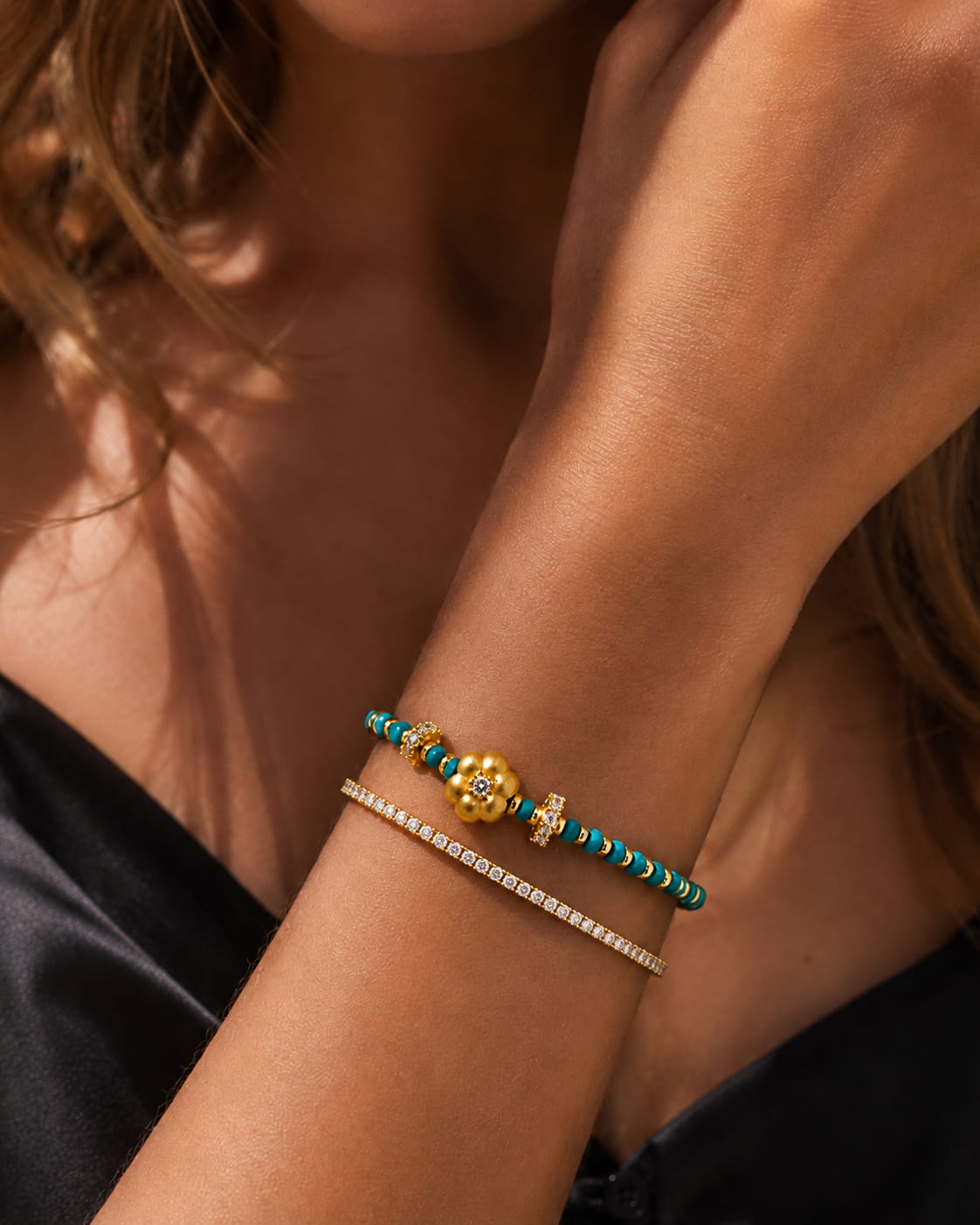 Theiaura Azure Bloom Bracelet - THEIAURA&CO.