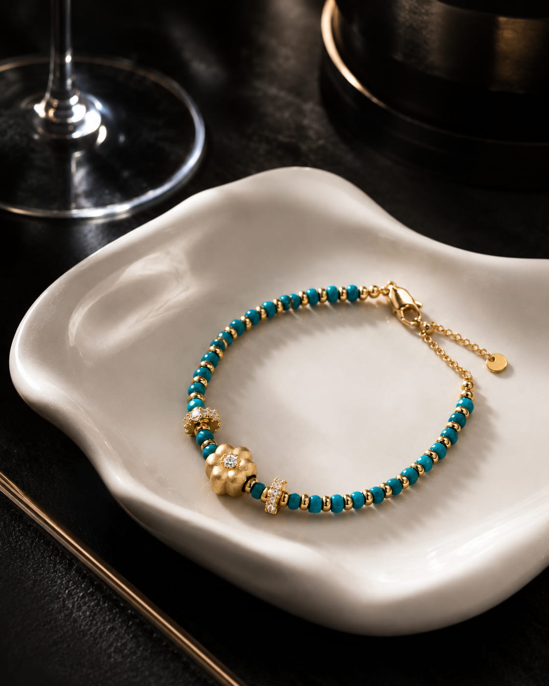 Theiaura Azure Bloom Bracelet - THEIAURA&CO.