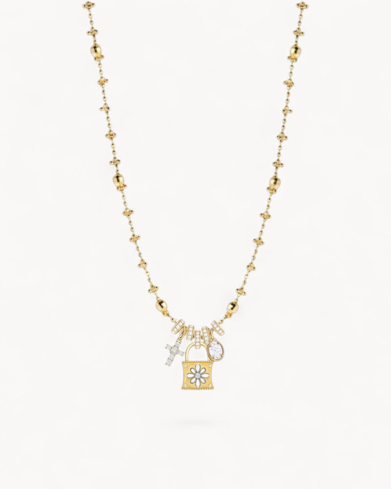 Theiaura Keepsake Cross Multi-Pendant Necklace - THEIAURA&CO.