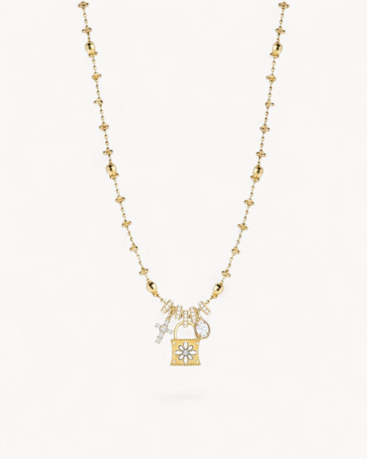 Theiaura Keepsake Cross Multi-Pendant Necklace - THEIAURA&CO.