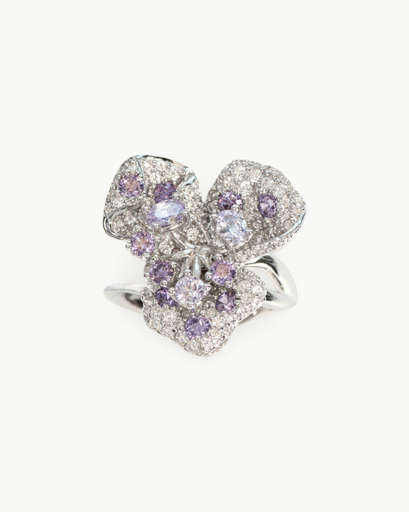 Theiaura Violet Bloom Ring- THEIAURA&CO.