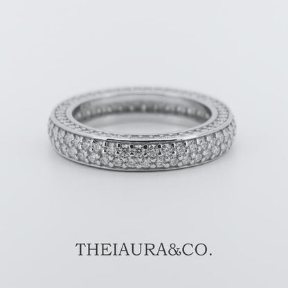 Theiaura Twin Bliss Moissanite Ring