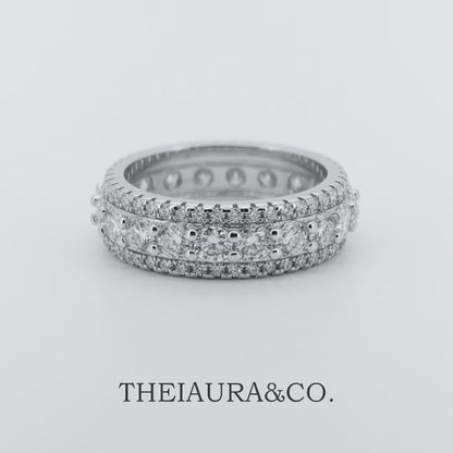 Theiaura Stardust Symphony Moissanite Ring (2.1 Ct. Tw.)