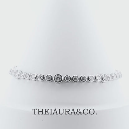 Theiaura Moissanite Bezel Tennis Bracelet (4.3 - 4.9 Ct. Tw.)