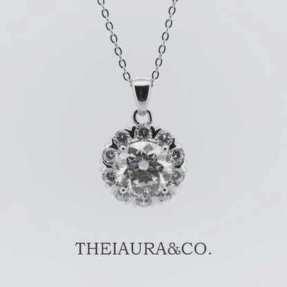 Theiaura Snowflake Moissanite Pendant Necklace (5 Ct.)
