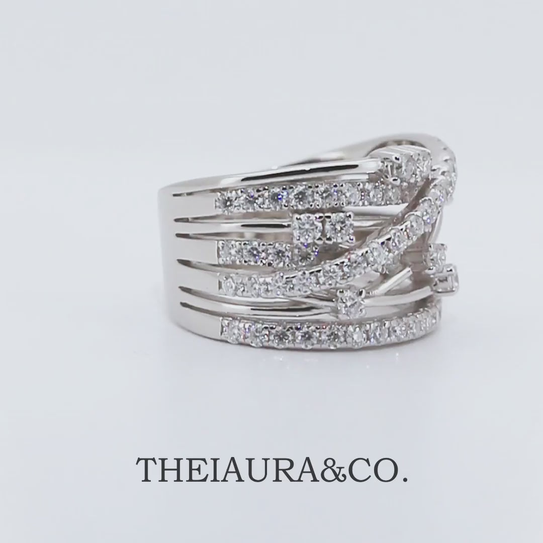 Theiaura Starry Voyage Moissanite Ring - THEIAURA&CO.