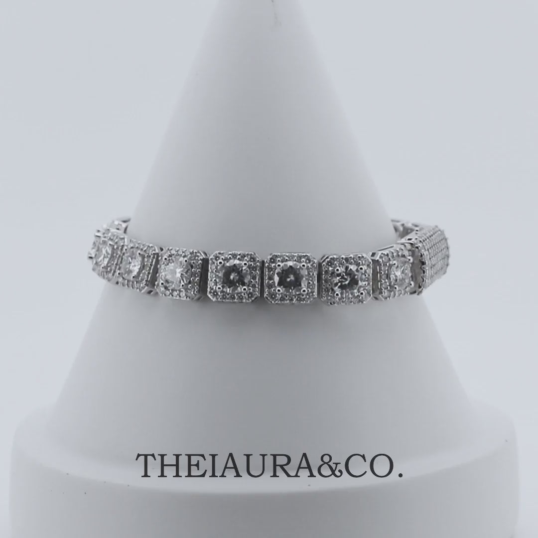 Theiaura Vivienne Moissanite Tennis Bracelet (11.9 - 15.2 Ct. Tw.) - THEIAURA&CO.